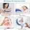Soft Premium Fleece Baby Monthly Milestone Blanket Photo Blanket with Bandana Drool Bib for Boys Girls Baby Newborn Shower Gift