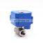 CWX15n stainless steel brass BSP NPT  12V electric actuator ball valve 12v 24v 110v 220v motorized water  flow  detector valve
