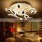 European popular leaf shape acrylic pendant lamp from China manufactory