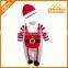 Christmas Holiday Gift Good Quality 100% Cotton Cute Baby Romper Set with Hat