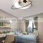 Solid wood half moon shelf ceiling lamp light for bedroom balcony corridor lamps