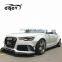 wide body kit for Audi A6 car parts with diffuser