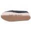 Straw interlayer woman applied slip on cheap canvas flat shoes