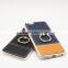 Pu leather cover with 360 degree rotating ring stand cell phone case for Samsung
