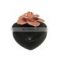 matte black heart shape custom logo ceramic jewelry packaging storage gift ring boxes