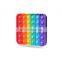 square various shapes funny anxiety relief gradient simple squeeze dimple baby toys sensory