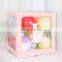 Baby shower balloon clear boxes with letters for baby shower 1st birthday balloons boxes decorations for boy or girl