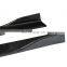 6pcs carbon look 2m universal car side skirts winglet extensions, Side splitters body apron lip for honda