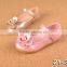 C23213B latest spring shoes for children girls flower dress shoes for kids