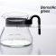 Eco-friendly 2016 newelegant borosiliacte glass kettle pyrex glass water pot