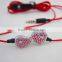 hot sale woman and girls fashinal Premium Gift Bling Gem Headphone earphone 2015 mobile accessories