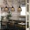HUAYI Modern Style Iron Kitchen Restaurant Nordic Simple Ceiling Hanging Chandelier Pendant Light