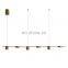 Gold Powder Glass Pendant Light Hanging Ceiling Lamp Golden Metal Pendant Lamp Chandelier LED Lamp