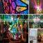 Wood LED Desk Lamp Touch Sensor Switch Colorful Night Lamp Book with USB Charging Desk Lamp