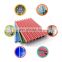 SGCC DX51D red blue 05mm thick polycarbonate pp Hot Dipped Galvanized Corrugated Steel Iron Metal roof sheet prices for walls