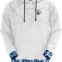 Blue and White Custom Sublimation Hoodie with New Style