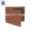 Vintage Style Look Matching Stitching Chairman Lining Material Genuine Leather Wallet for Women