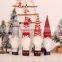 2021 New Santa Claus Gnome Wine Bottle Dust Cover Xmas Noel Christmas Decorations for Home Navidad 2020 Dinner Table Decor