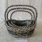 Willow Baskets For Planting Flower Pot Small Grey Willow Wicker Basket