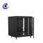 12U height 700 width 600 depth 600 black four-door small wall-mounted dual-purpose switch router cat personal office network monitoring cabinet