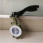 Stainless steel on the clip butterfly valve D373W-16P DN150