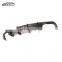 A6 S6 C8 KB Style Carbon Fiber Rear Diffuser With Light Rear Bumper Lip For Audi A6 Sline S6 C8 2019-2021