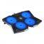 Desk Gaming Notebook Laptop Cooler Holder Laptop Cooling Pad Game Silent Cooling Pad with 4 Fans