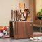 Solid wood knife rack