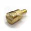 Aluminum lathe parts anodize gold colour