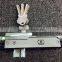 FT-250 glass patch fitting with lock aluminium/stainless steel plate door clamps
