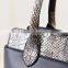 New Model High Quality Snake Skin Lady PU Leather Handbag/tote Bag