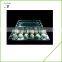 18 holes clear disposable plastic quail egg packaging tray/box