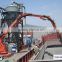 Bulk material ship unloader of pneumatic power