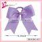 China supply wholesale 6 inch large ribbon bow hair pony holder with elastic band (XH11-8071)