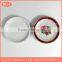 ceramics porcelain small plate coated colorful pearl glazed for souvenir and decorative dish custom