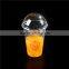 High quality Plastic Blowing Molding Hot sale recyclable Plastic cup with dome lid