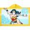 100% Cotton Pretty Poncho Hooded Beach Towel