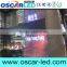 Shop wall glass indoor Transparent advertising led display