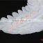 White Fabric Angel Wings Turkey Marabou Feather Christmas Ornament