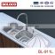 Hot Sell Stainless Steel Iran taste overmounted built-in drainboard kitchen sink BL-911L