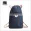 wholesale made in china drawstring backpack china supplier thinkee best quality black polyester drawstring backpack