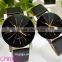 Korean Fashion Strip Belt Personality Gear Dial Circular Quartz pair Watches