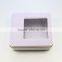 china manufacture rectangular tin box with window