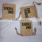 Custom premium small Tea and coffee pouch,100% quality custom jute pouch                        
                                                Quality Choice