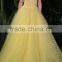 Latest Style Competitve Price Newest yellow lace prom dress