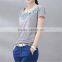 Create Your Own T Shirt Cotton Spandex Top Fashion Girl T Shirt Large Quantity