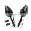 Soto racing - Aluminum CNC motorcycle rearview Side mirror with turn SIGNALS LIGHT INDICATORS