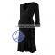 Best Selling Fabulous Design High Quality Black Maternity Dress for Maternity Women
