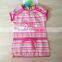 cute cheap kids stripe dress child girls dress model for summer