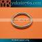 Yukai welded round metal o ring for outdoors/metal hardware o ring for bags